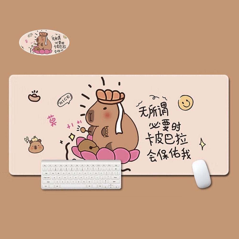 Capybara Desk Pad Cartoon Desk Protector New Computer Desk Protector