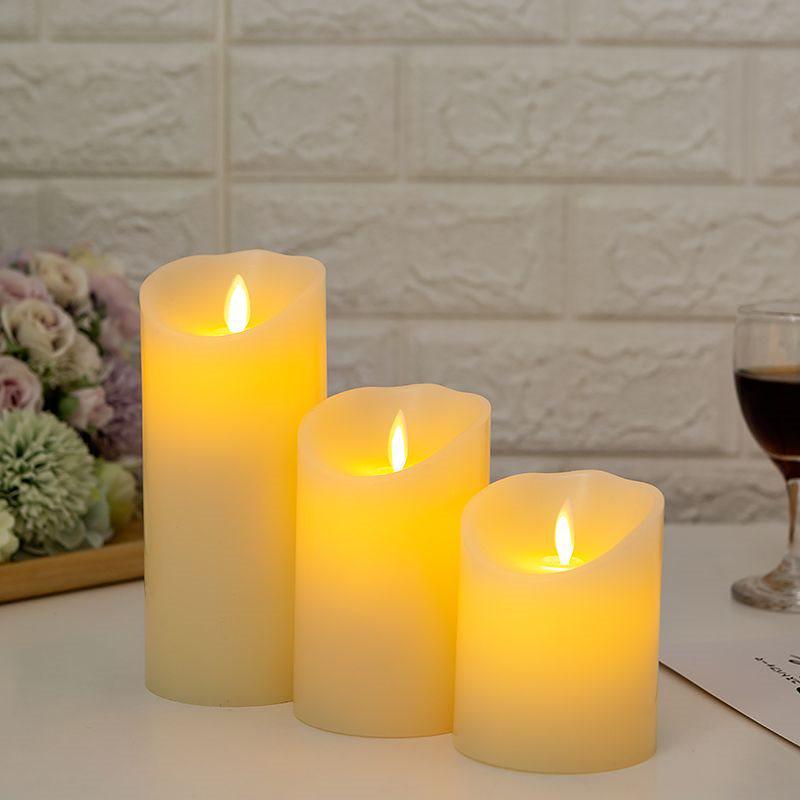 Rechargeable LED Candle Lights with Remote Control for Weddings, Birthdays, and Romantic Proposals