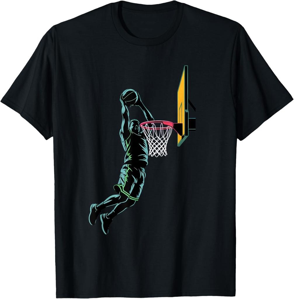 Basketball Dunk Graphic T-shirt