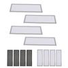 4PCS Floor Vent Covers PVC Magnetic Floor Register Vent Mesh Filter Screen for Wall Ceiling Catches 