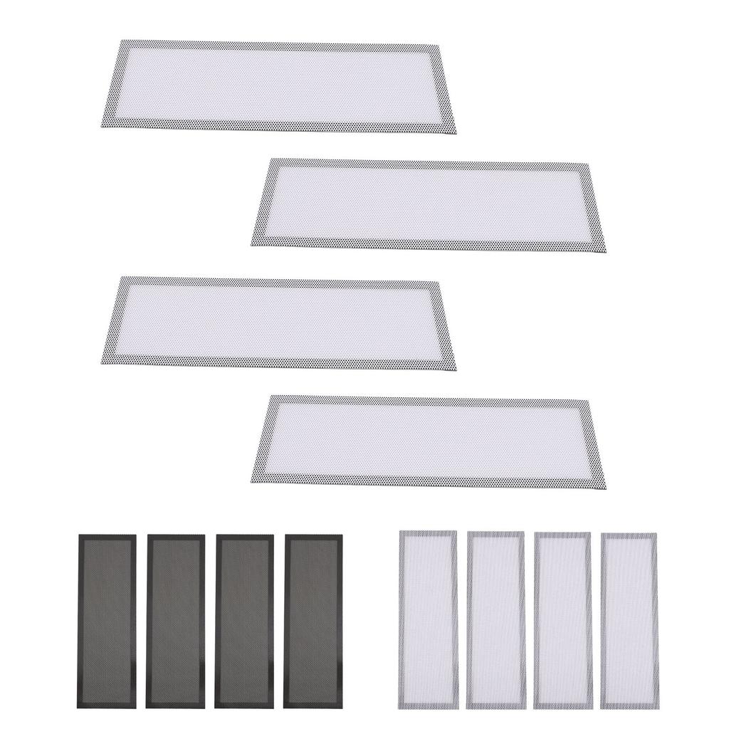 4PCS Floor Vent Covers PVC Magnetic Floor Register Vent Mesh Filter Screen for Wall Ceiling Catches 