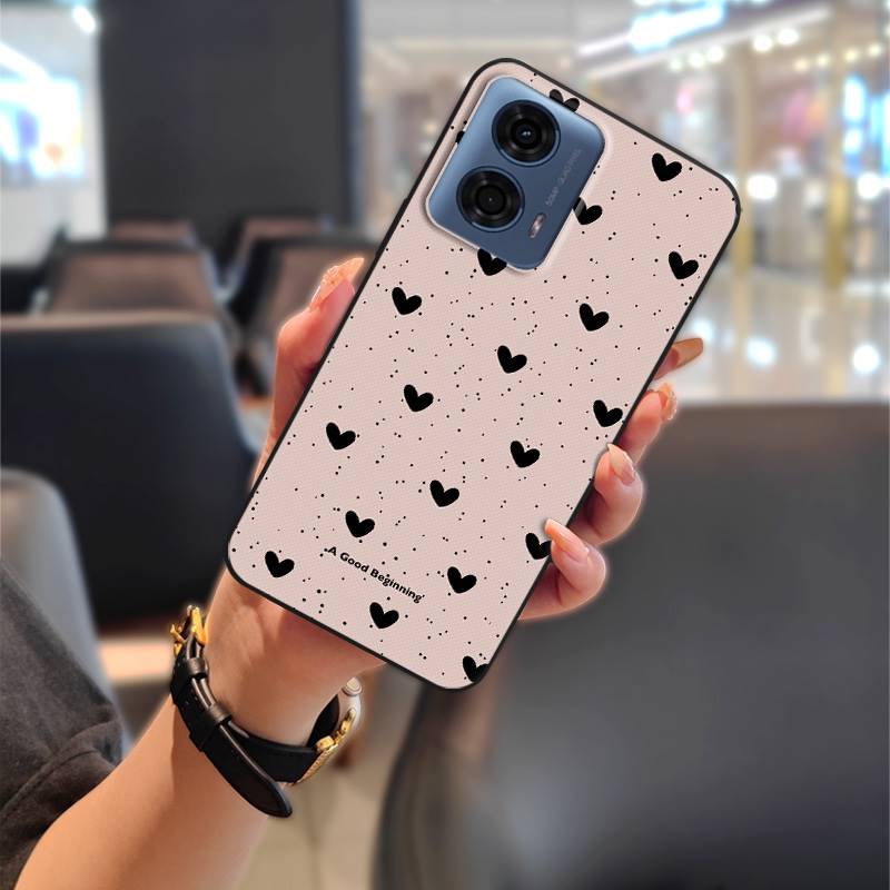 Waterproof Anti-knock Phone Case For MOTO G24 Power Back Cover Phone Pouch Fashion Design Graffiti Dirt-resistant Cute