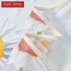 2PC Nuan Series Fashionable Modern Countryside Style Sunflower Print Light and Thin Valance for Small Window Kitchen Curtain Home Decor