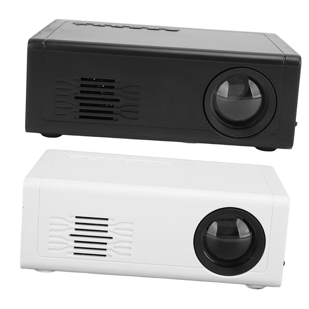 Portable Projector 1080P HD USB Movie Video Projector with HD Multimedia Interface Remote Control fo
