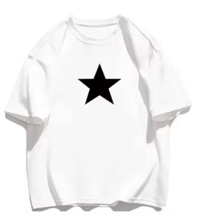 HighQuality Unisexs Summer New Thickened Cotton Short Sleeve TShirt with Premium Printed Design Trendy Moisture Wicking Natural