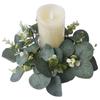 American Imitation Wreath Candle Wreath Eucalyptus Wreath Boxwood Wreath Table Party Decoration Wreath