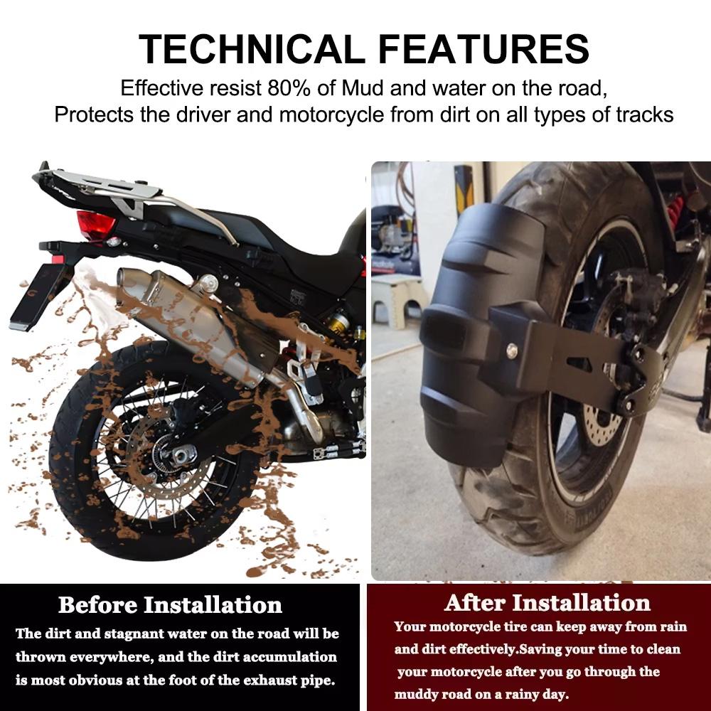 Motorcycle Rear Fender Cover Front Mudguard Mudflap Guard For BMW F850GS F750GS F 750 850 GS F850GSA F850 Adventure GS850 ADV