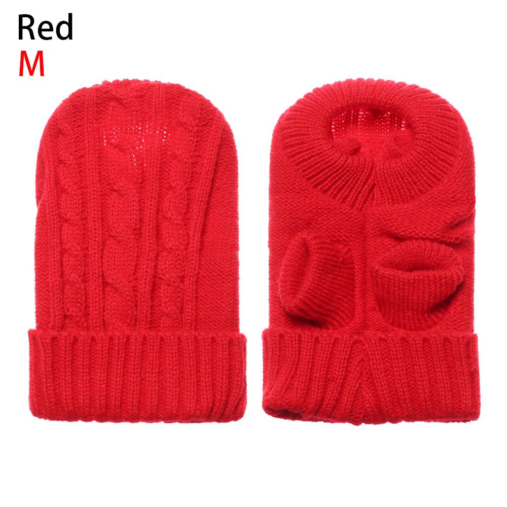 Niedliche Welpenkostüme Winterbekleidung Haustier-Hoodie Mantel Geschirr Weste Gestrickter Haustierpullover Hundepullover