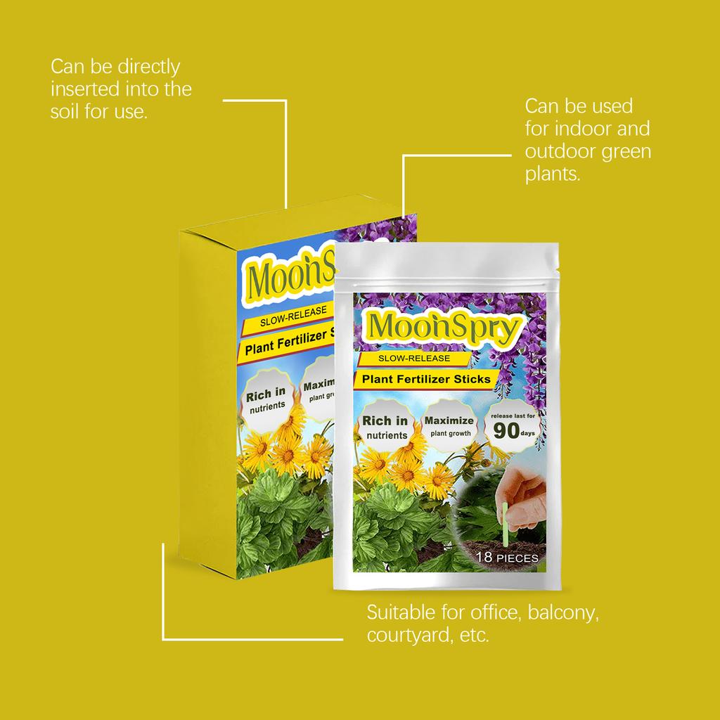 18 Pieces Growth Fertilizer Stick Household Plants Flowers Green Plants Potted Fertilizer Horticultural Nutrients 18 Plant