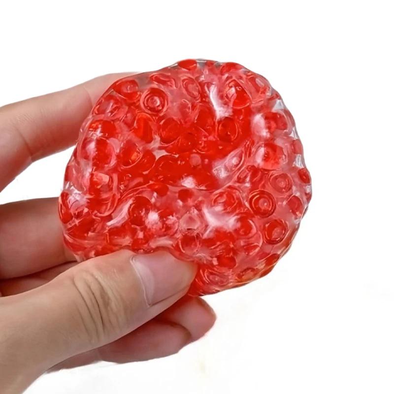 Squishy Balls Ice Beads Squeeze Toy Super Soft hi Fidget Toys Slow Rebound Toy for Friend Anxiety Relaxation Squeeze Gift