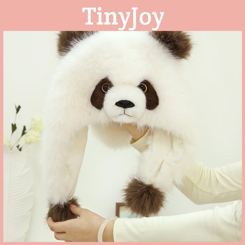 Dicke Warme Niedliche Panda Ohrenschutzmütze Für Erwachsene Und Kinder Outdoor