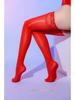 Silky 480-Needle Lace-Top Shiny Stockings - Women's Large, Thin & Sexy High Socks