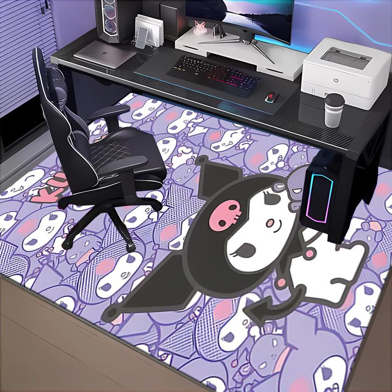 1PC Kuro-mi Rug for Livingroom,Bedroom, Palyroom, Chair Rug, Area rug, Game Carpet, Large Size Rug Fan Christmas gift
