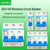 Household Mini Circuit Breaker DZ47-63: 1P/2P/3P/4P, 10A-63A Electric Switch