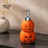 Creative Gift for Housewarming Grimace Pumpkin Soap Dispenser Bottle, Halloween Lotion Pump Party Table Decor Refillable Container Liquid And