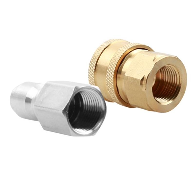 Chemically Injector Kits for Pressure Washer Soap Dispenser 3/8In Connectors Soap Injector with Siphon Hose & Soap Nozzle