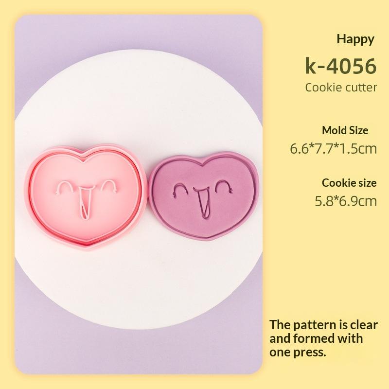 1/4Pcs 3D Valentine'S Day Wedding Cookie Cutters Biscuit Mold Cookie Mould Stamp Party Decor Baking Tools