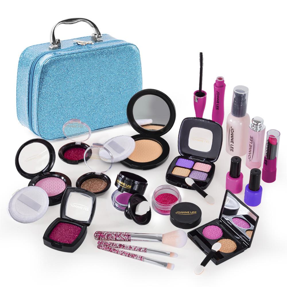 Non-Toxic Kids Toys Simulation Cosmetics Set Pretend Makeup Toys Children Play House Simulation Make Up Educational Toys For Children Fun Game