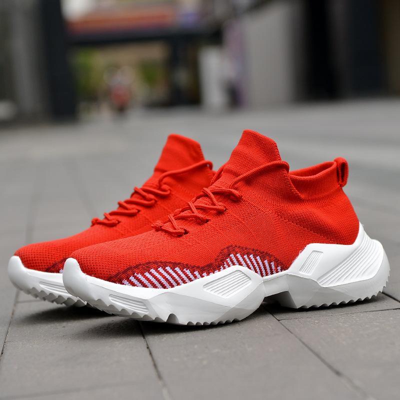 

New Spring Breathable Mesh Casual Shoes for Women Plus Size Men s Sneakers Elastic Sports Sneakers Flexible Platform Winter 41 синий