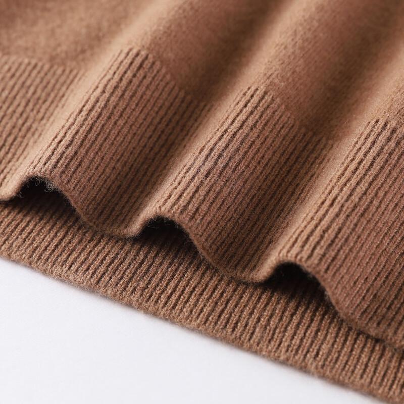 Antonio Men's 100% Wool Ribbed Crew Neck Pullover Sweater