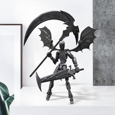 13 Robot Action Figure Toys Assembly Completed Full Body Mechanical Movable Toy Action Figure Dummy Office Desk Decoration Gifts