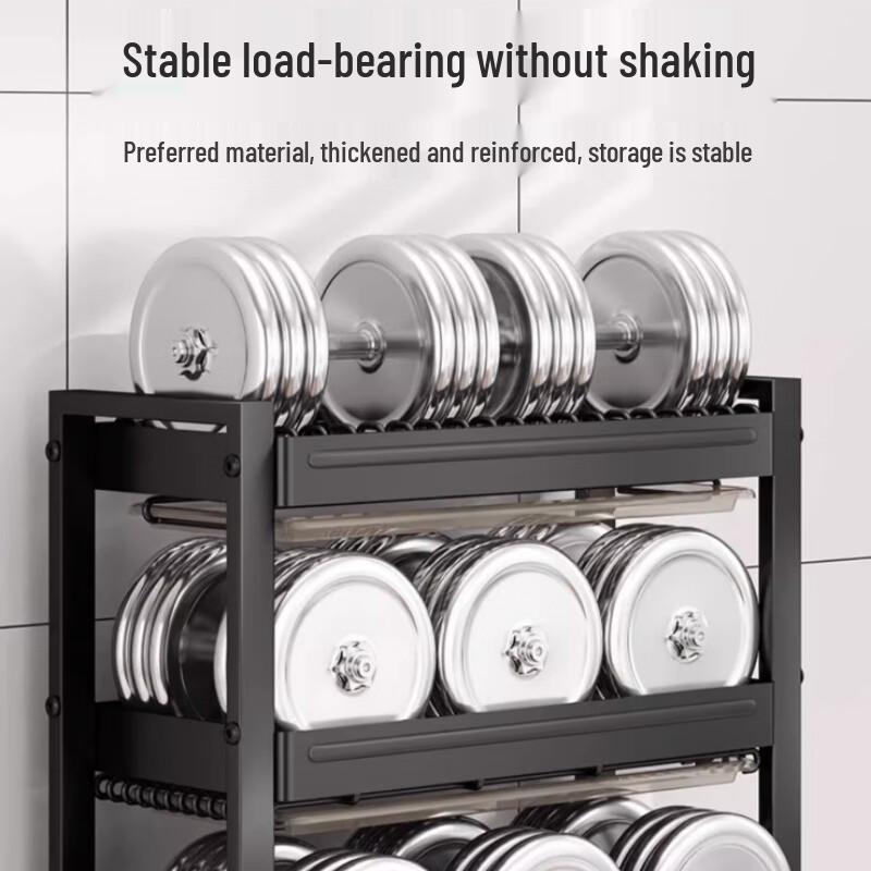 3-Tier Countertop Kitchen Dish Drying Rack