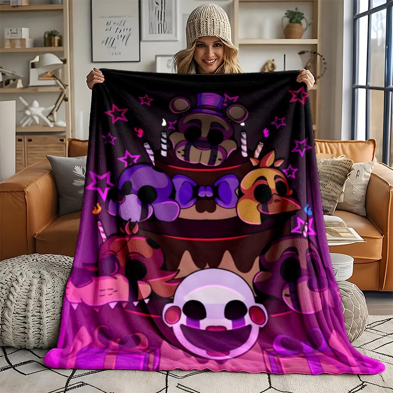 Five nights at freddy Ultra Soft Flannel Throw Blanket Warm Cozy Blanket for Bed Couch or outdoor best gift