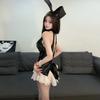 Lingerie Bunny Sexy Cos Uniform Pure Lust Backless Tight Straps Cosplay Female