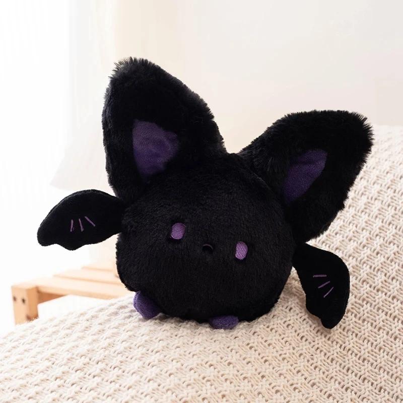 20Cm Kawaii Plump Bats Plush Toys Stuffed Animal White Black Bat Soft Doll Cute Hallowmas Gift