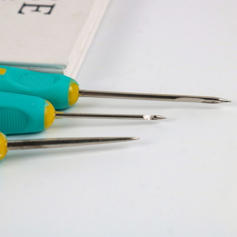 DIY Sewing Accessories Leather Sewing Awl Embroidery Cross Stitch Leather Punch Hole Awl  Household