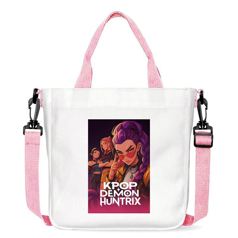 KPop Demon Hunters Anime Women's Crossbody Pouch Aesthetics KPop Demon Hunters Shoulder Bags Korean Fashion Messenger Pouch