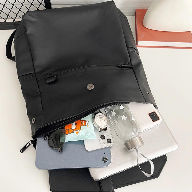 Schoolbag Backpack Korean Flip Backpack Men's Business Computer Bag Leisure Outdoor Sports Travel Student Backpack