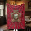 Portuguese Heritage Emblem blanket Suitable for all seasons blanket Digital printing Outdoor plush blanket bedroom