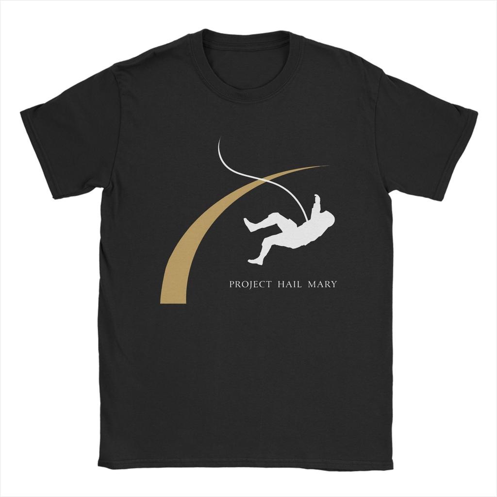 Project Hail Mary Vintage TShirt Unisex Y2K Retro Cotton T Shirts Beach O Neck Hippie Tee Shirt Pattern Plus Size Tops