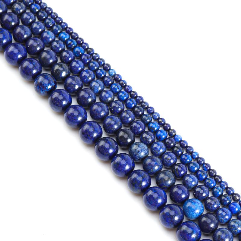 35-60pcs Natural Stone Beads Tiger Eye Amazonite Agates Angelite Quartz Lava Beads Loose Beads For Jewelry Making DIY Bracelet