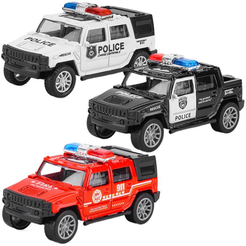 Children's Alloy Off-Road Pull-Back Toy Car - Educational Gift