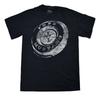 Ford Mens Ford Mustang Classic Distressed Logo Navy Blue Tee Shirt New S Unisex T-Shirt