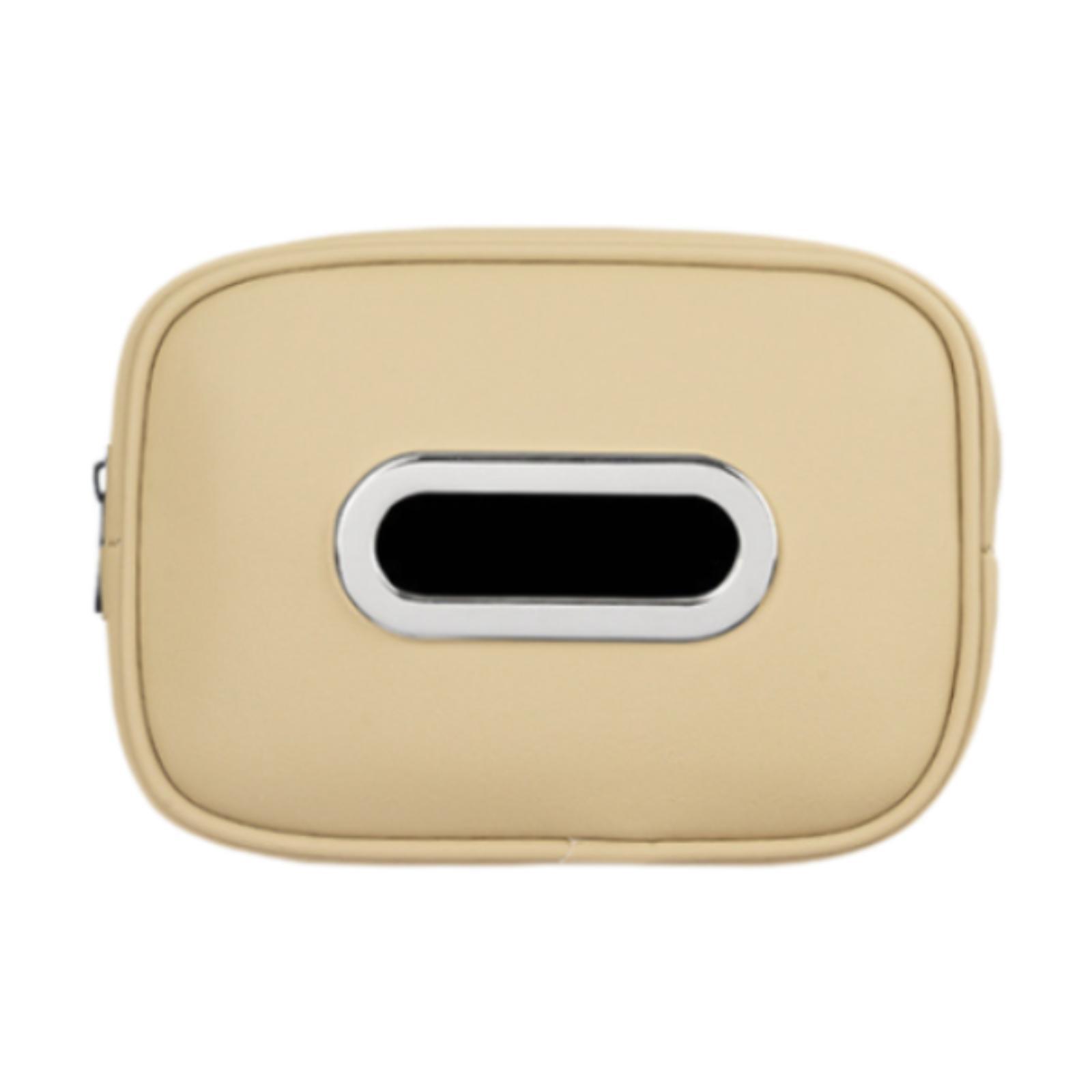 

Generic Car Tissue Holder PU Leather for Seat Back Outdoor Travel бежевый