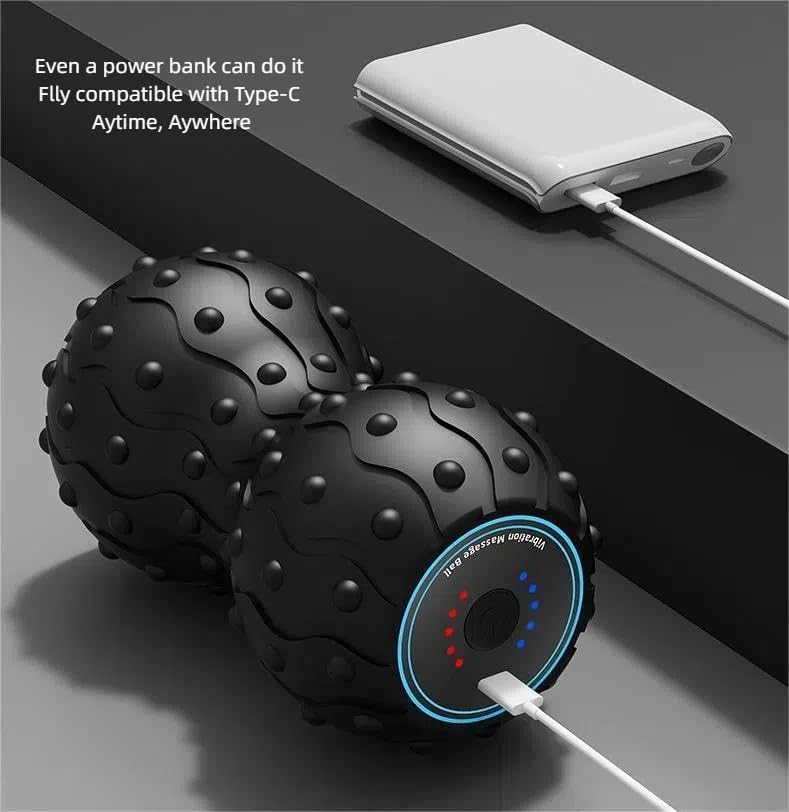 LYMCY Authentic Electric Foam Roller TriggerPoint Foam Roller 3D Massage Beads Patent Myofascial Release Roller USB Rechargeable Adjustment High