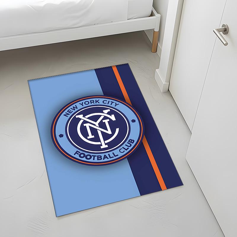 New York City FC (14) Rug Suitable For Living Rooms Bedrooms Computer Rooms Dining Areas And Placement Under Tables And Chairs Also An Ideal Choice Fo