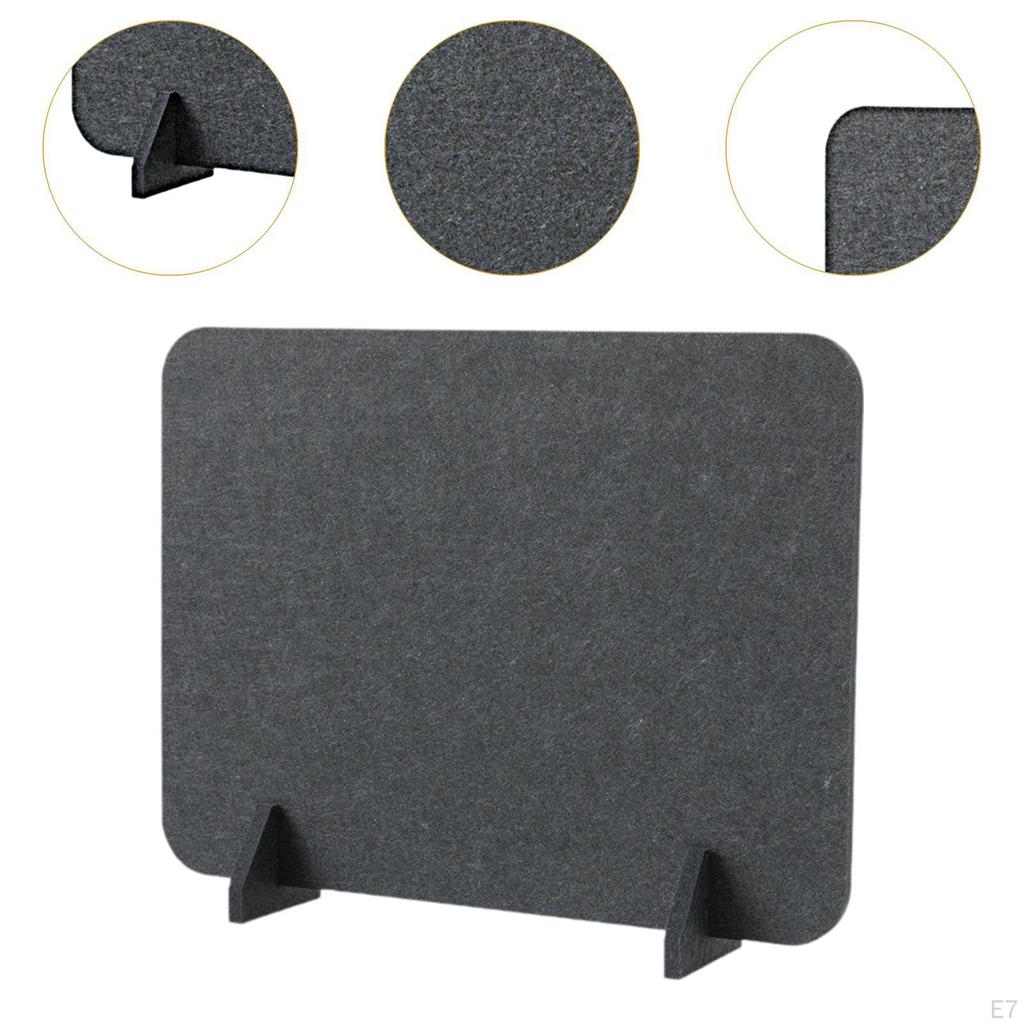 Acoustic Desk Divider with Support Feet Freestanding,Soundproof,Furniture Partition,Desk Privacy