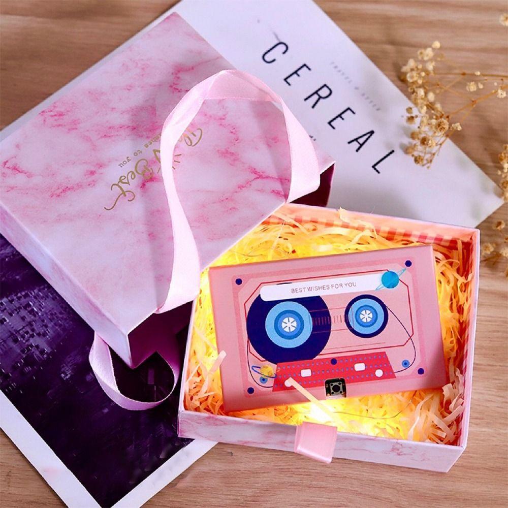 60 Seconds Cassette Tape Greeting Cards Personalized Congratulation Cards  Gift