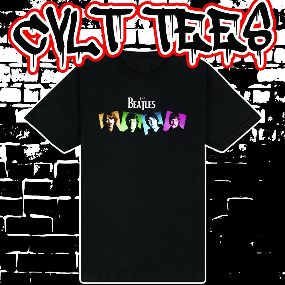 Футболка с принтом группы The Beatles ~ 100% Австралийский хлопок Унисекс XXXL