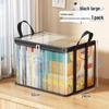 Transparent Book Storage Organizer: Dustproof & Moistureproof Bag for New & Old Books - Ideal for Classroom & Home Use