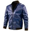 Autumn Men's Large Size Casual PU Leather Jacket