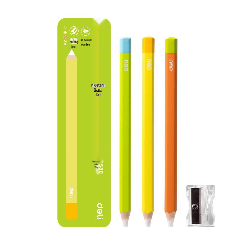 Deli Assorted Erasers and Eraser Pens
