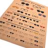 Vintage Poster Glasses Collection Paper Retro HD Photo Wall Old Sticker