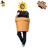 Funny sunflower potted plant costume cosplay clothes stage costume cosplay costume masquerade