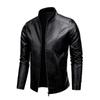 Nieuwe Casual Heren Leren Jassen Losse Leren Jas Tops Heren Motor Leren Jassen