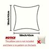 Set of 4 Holiday Christmas Pillow Covers,  Featuring Gingerbread Men, Snowmen, And Santa Claus Designs, Perfect for Decorating Sofas And Bedrooms